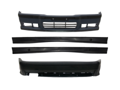 Gövde Kiti E36 Ön Lip, <OO> Egz.Çıkışlı, Marşpiyelli, (3 Kol Izgara) -M-Tech- ///M3- 1991-98
