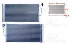 KLIMA RADYATORU 658X541,5X16 | MINI COOPER R56. CLUBMAN. CABRIO.COUPE. ROADSTER R59 06-15 | WISCO