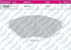 FREN BALATASI ON WVA25246 FISSIZ HI LUX 08->   ####