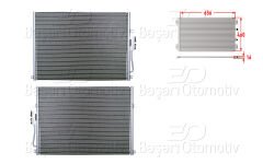 KLIMA RADYATORU 656X460X16 | JEEP GRAND CHEROKEE 99> | WISCO