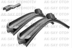 Aerotwin Ön Cam Silecek Takımı  - [530 / 475 mm] - VW Polo (9N,9A) - Seat Ibiza III/Cordoba ; 6L1955426A ; SWF: 119301