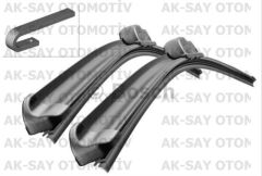 AEROTWIN Silecek Takımı ( 500 SILECEK SUPURGESI 550/400mm AEROTWIN AVEO-KALOS-FIESTA V-ACCENT III 05-->