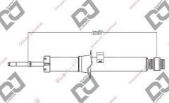 AMORTISOR ON SAG KIA SORENTO (02-06) VE (07-)