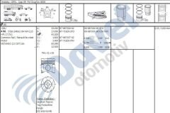 MOTOR PISTON SEGMAN 89.00MM 0.20MM KISA  STD RENAULT MASTER 2.5 DCI G9U MOVANO 2.5CDTI