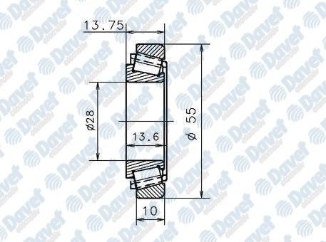SANZIMAN RULMANI FIAT BRAVO 1.4 EC42193YS02H206