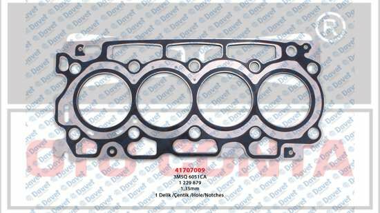 SILINDIR KAPAK CONTA 1 DELIK 1.35MM PARTNER BERLINGO P206 P307 P308 C2 C3 FIESTA FOCUS 1.6 16V DV6ATED4-DV6B