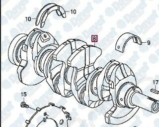 KRANK MILI HONDA CIVIC 1.6 R16 - R18 07->13 - 4 BALTA   ####