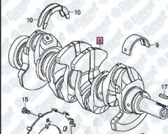 KRANK MILI HONDA CIVIC 1.6 R16 - R18 07->13 - 4 BALTA   ####