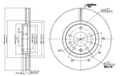 ON FREN DISK AYNASI  HAVALI 308MM OPEL ADAM ASTRA H CORSA D-E MERIVA B ZAFIRA