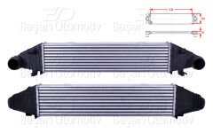 TURBO RADYATORU (INTERCOOLER) 630X120X64 | MERCEDES-BENZ BENZ W204 C180 CGI C200 CGI C204 C180 C200 CGI W212 E200 CGI 07 > | WISCO