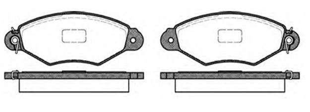 ON FREN BALATASI RENAULT KANGOO 98> P206 98> + TE3 09> XSARA 97>