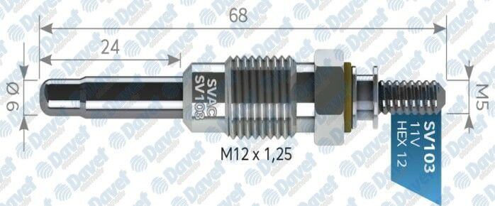 KIZDIRMA BUJISI 11V R 11 R19- R21 1.6-1.9 D VOLVO 340 360 1.6D