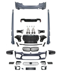 Gövde Kiti G30-LCI PDCli:Arka, 00-00-Çıkış, Mrşp-li, Panj-lu, Egz.Uçlu, Ayna Kapakları -///M5 (F90-LCI) STYLE- 2020-