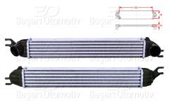 TURBO RADYATORU (INTERCOOLER) 540X82X64 | MINI COOPER S R56 COOPER S JCW COOPER S CLUBMAN R55 COOPER S CONVERTIBLE R57 COOPER S COUPE R58 06 > | WISCO
