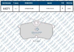 FREN BALATASI ARKA WVA 23353 FORD FIESTA 2012-> FIESTA V 05-08 FIESTA VI 2009-> FOCUS 98-05 DAW DBW DFW DNW
