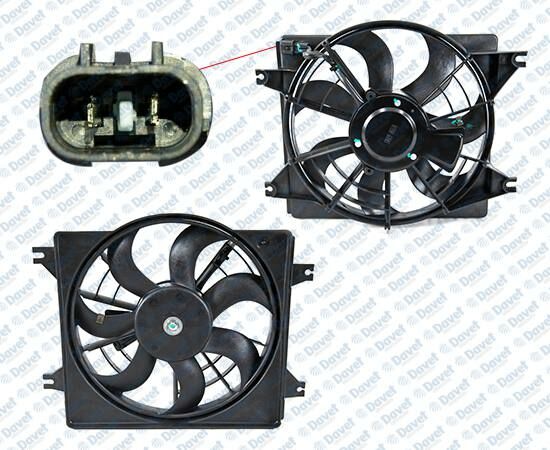 FAN MOTORU DAVLUMBAZLI KLIMA TEKLI ACCENT I X3 94>00 YUMURTA KASA -KIA