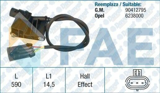 EKSANTRIK DEVIR SENSORU OPEL X16XEL-C16XE ASTRA F-VECTRA B