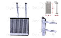 KALORIFER RADYATORU BRAZING 150X185 MM | SSANGYONG ACTYON 06-12 KYRON 06-12 | WISCO