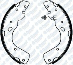 ARKA FREN BALATASI PABUCLU RANGER 4X4 - MAZDA B-SERISI 2.5D 4WD 295x55.60mm
