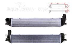 TURBO RADYATORU (INTERCOOLER) 690X112X80 | RENAULT LAGUNA 3 (BT0/1) 1.5 dCi LAGUNA 3 Grandtour (KT0/1) 1.5 dCi  07-15 LATITUDE (L70_) 1.5 dCi 10> | WISCO