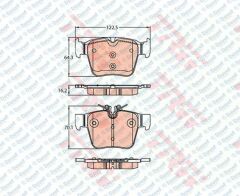 ARKA FREN BALATASI MERCEDES X253 15>19 W205 15>18 S205 15>18 C253 16>19