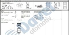 MOTOR SEGMAN 82.70MM 0.50 RENAULT MEGANE II SCENIC LAGUNA 2.0 16V F4R