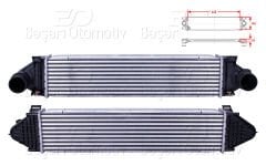 TURBO RADYATORU (INTERCOOLER) 660X146X64 | FORD FOCUS 04-14/ C MAX 07-19/ KUGA 08-19/ MONDEO 1.6-2.0 TDCI 07-15/ LAND ROVER FREELANDER 10-14/ DISCOVERY SPORT 14>/ EVOQOE 11-19 2.2 D/ VOLVO S80 2 2.5 T 06-12 | WISCO
