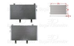 KLIMA RADYATORU 574X321X16 | ALFA ROMEO 145. 146. 155 92> | WISCO