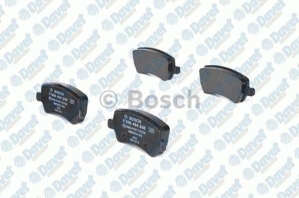 FREN BALATASI ARKA WVA 24496 E.NO:0986TB3004 FORD MONDEO IV 03.2007-> S-MAX 05.2006-> VOLVO S80 II