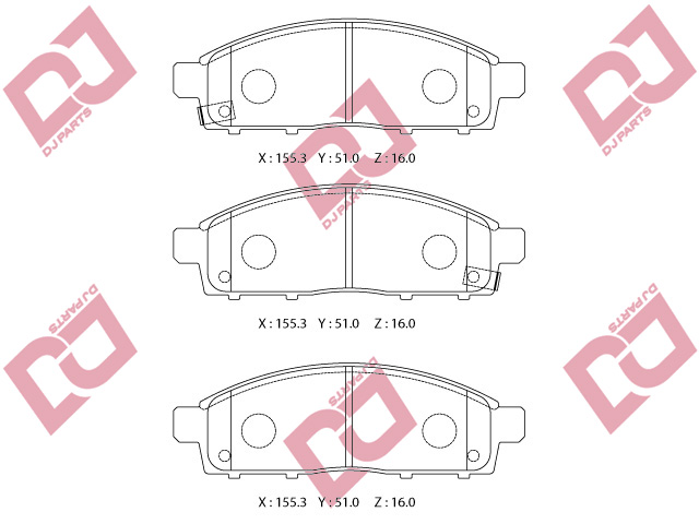 ON DISK BALATA MITSUBISHI PAJERO (09-), L200 (05-)