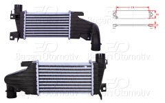 TURBO RADYATORU (INTERCOOLER) 218X126X62 | OPEL ASTRA H 1.7 CDTI 04 > | WISCO