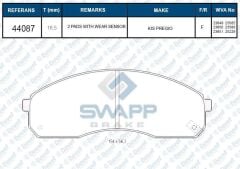 FREN BALATASI ON WVA 23649 KIA PREGIO 00-05 KIA CARNIVAL 01-05 H100 CIFT TEKER