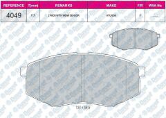FREN BALATASI ON WVA 25187 HYUNDAI IX 20 IX35 SONATA YF KIA SPORTAGE R 2.0CRDI 2010->   ####