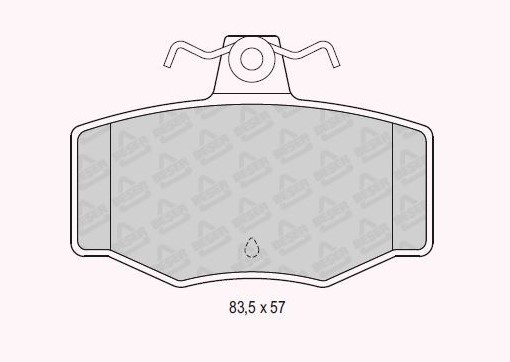 ARKA DISK BALATA NISSAN ALMERA (00-), PRIMERA P10 P11 (96-02)
