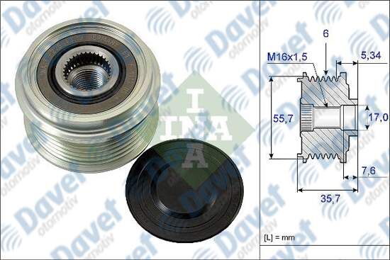 ALTERNATOR KASNAGI MERCEDES W202 96>00 S202 96>01 W210 96>02 V-CLASS 638/2 96>03 VITO 638 97>03 CAPTIVA - EPICA - LACETTI - NUBIRA - ANTARA 2.0