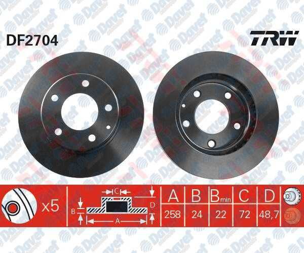 ON FREN DISKI AYNASI HAVALI MAZDA 626 FS 92>97 MX 6 92>97 285X5
