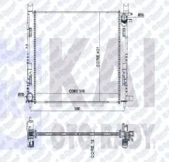 SU RADYATORU BRAZING 12MM RENAULT IV CAPTUR DACIA DOKKER DUSTER LOGAN MCV LODGY SANDERO II 1.5DCI 1.6 12- ORJINAL