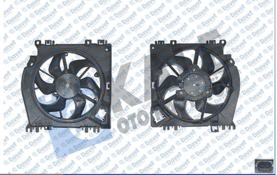 FAN MOTORU DAVLUMBAZLI CLIO-MODUS-GRAND MODUS-TWINGO II 1.2-1.6 16V 1.5DCI 04>NISSAN MICRA III-NOTE 1.5DC I 06>200W 12V