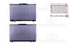 SU RADYATORU BRAZING AT 390X725X16 | HYUNDAI SANTA FE 2.0CRDI 03> | WISCO