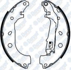 ARKA FREN BALATASI PABUCLU DOBLO 1.4-1.6-1.9JTD 01-> 1.3D 05-13> IDEA 1.3D-1.6D-1.9JTD 05-> 228.60x42.30mm