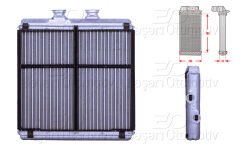 KALORIFER RADYATORU BRAZING 180X205 MM | MERCEDES-BENZ BENZ C CLASS C180 200 220 230 280 300 320 350 07 > | WISCO