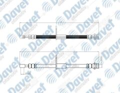 ON SAG FREN HORTUMU IMPREZA 00->LEGACY III 99-03 SUBARU LEGACY IV 03->   ####