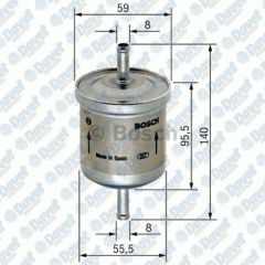 BENZIN YAKIT FILTRESI P106 P205 P306 1.0I 1.1I 1.3 I 1.4I 1.6I 2.0I 3.0 CSI 3.3 A6 RS6 XANTIA 1.6 I 2.0 I RITMO 1.5 1.6 IBIZA CORDOBA 1.6 1.8 2.0 I CADDY 1.4 1.6