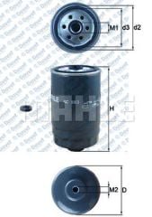 YAKIT FILTRESI HYUNDAI I30 1.6CRDI 11-16 / I40 1.7 CRDI 11> SANTAFE 2.7 03-06 EURO 6