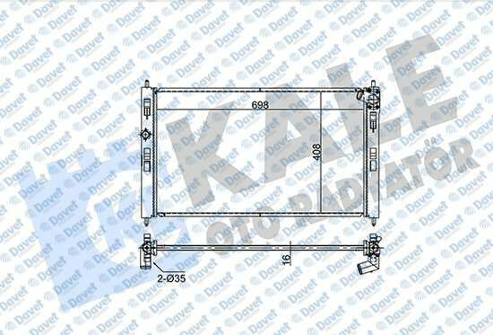 RADYATOR AL/PL/BRZ C4-PEUGEOT 4008-MITSUBISHI ASX-LANCER VIII