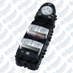 CAM ACMA KUMANDA DUGMESI SOL DORTLU SIYAH BUTON KIRMIZI ISIK W205 - X253