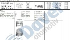 MOTOR SEGMAN 86.40MM 0.40 FIAT PALIO SIENA MAREA BRAVA 1.6 16V