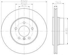 Fren Aynası Arka 2.0-2.5-3.0-d  E83 Bmw 2004-10