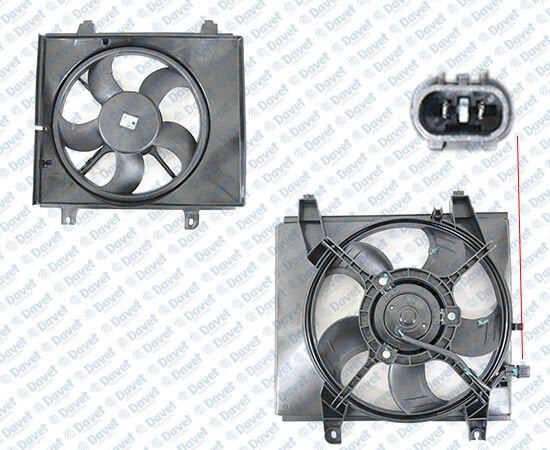 FAN MOTORU DAVLUMBAZLI TEKLI HYUNDAI MATRIX 1.6 01>10 ####