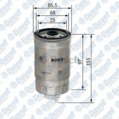 DIZEL YAKIT FILTRESI ALFA 147 156 166 1.9 JTD 2.4 JTD DOBLO STILO 1.9 JTD